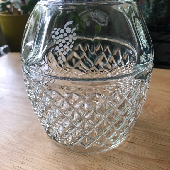 Vintage 80s Princess House 10” Inch Glass Wine Decanter w/ Stopper - Picture 6 of 14